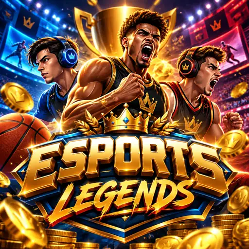 Time de eSports em bancada de computadores durante campeonato