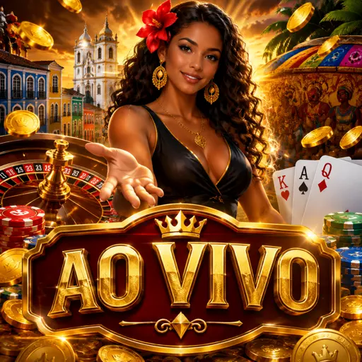 Dealer brasileira conduzindo rodada em estúdio de transmissão ao vivo